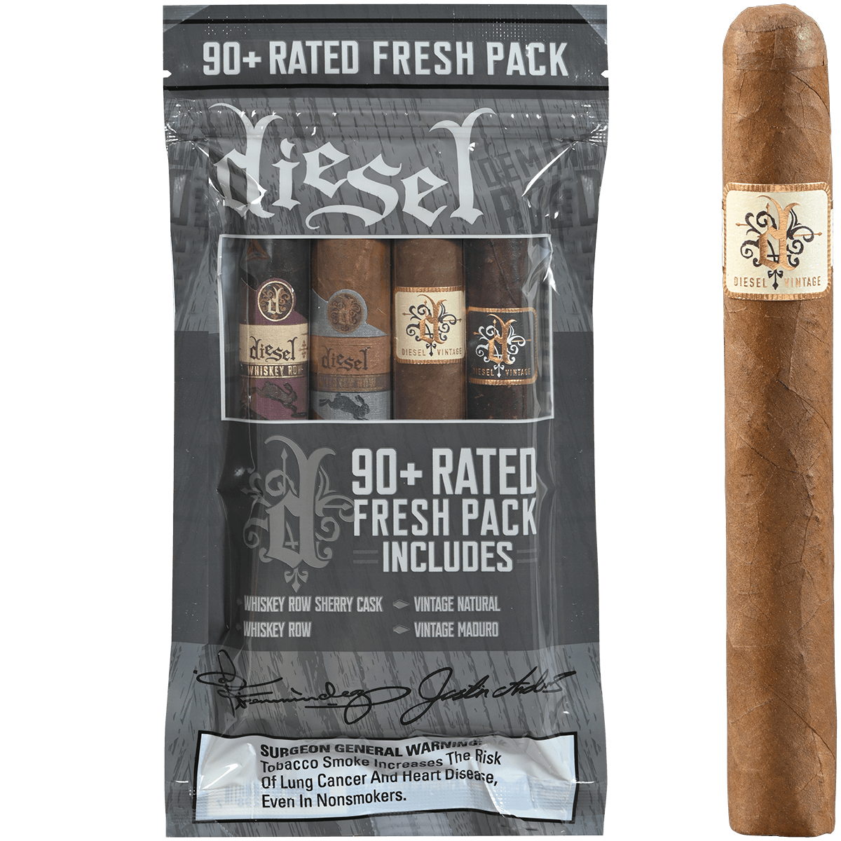 Diesel 90 Plus Rated Variety 5/4 Ct. Display