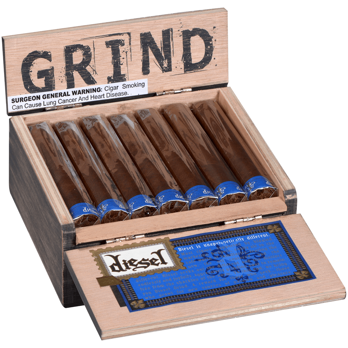 Diesel Grind Robusto 20 Ct. Box 4.87X50