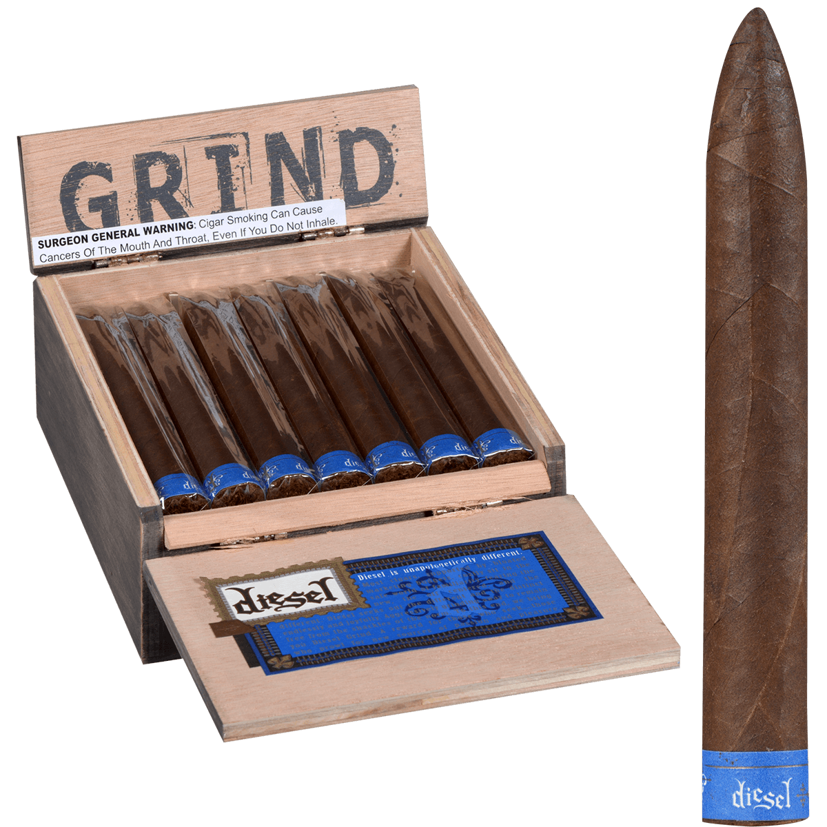 Diesel Grind Torpedo 20 Ct. Box 6.12X52