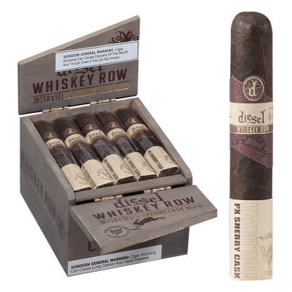 Diesel Whiskey Row Sherry Cask Robusto 20 Ct. Box 5.00X52