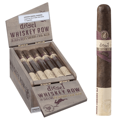 Diesel Whiskey Row Sherry Cask Toro 20 Ct. Box 6.00X50