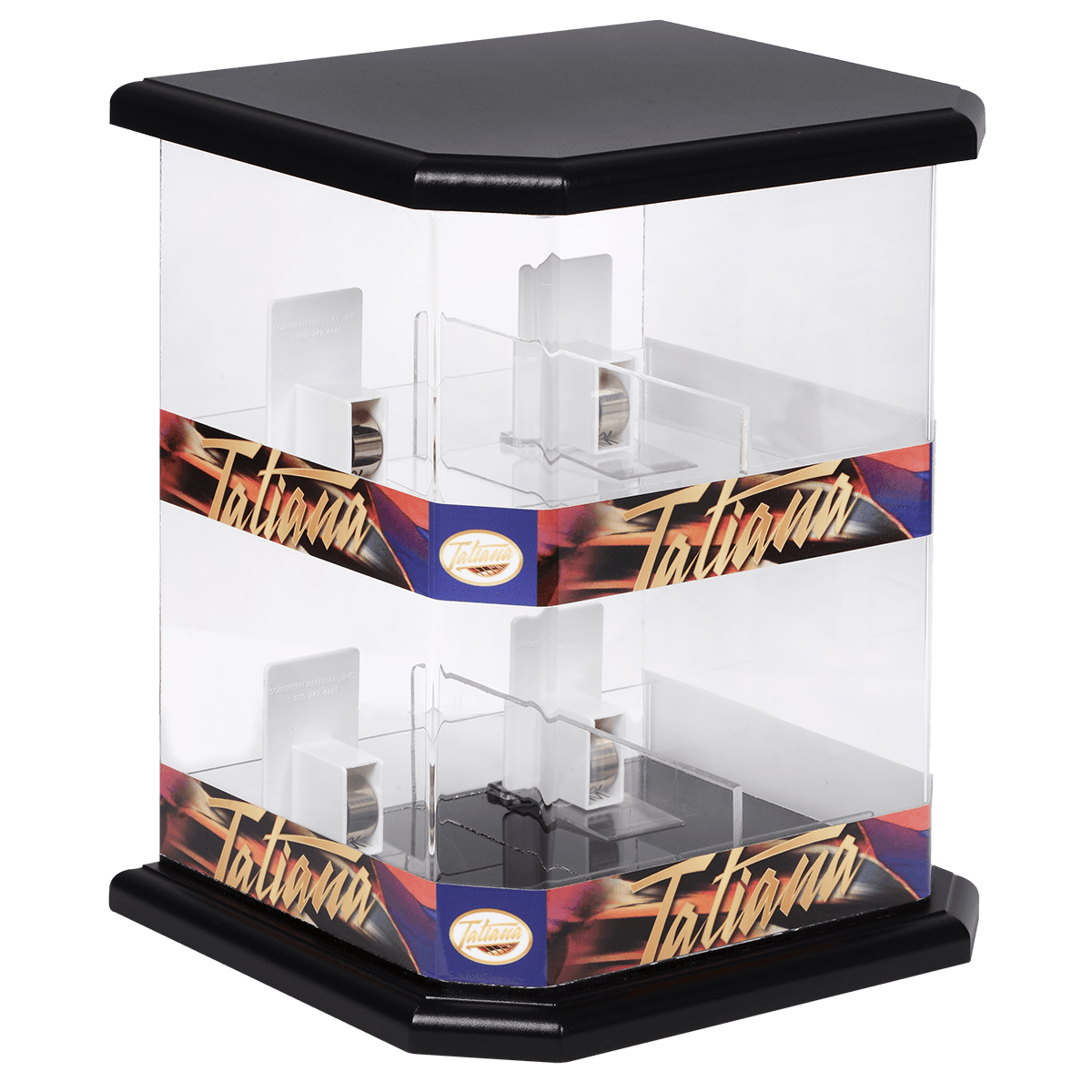 TATIANA FOUR SLOT MINI TINS DISPLAY HOLDS 8 UNITS