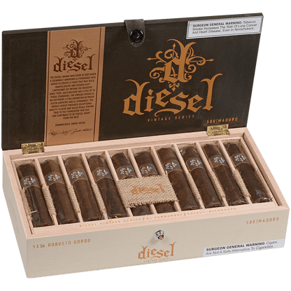 Diesel Vintage Series Maduro Robusto Gordo 20 Ct. Box 5.00X56