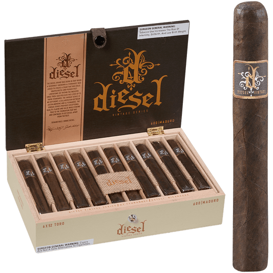 Diesel Vintage Series Maduro Toro 20 Ct. Box 6.00X52