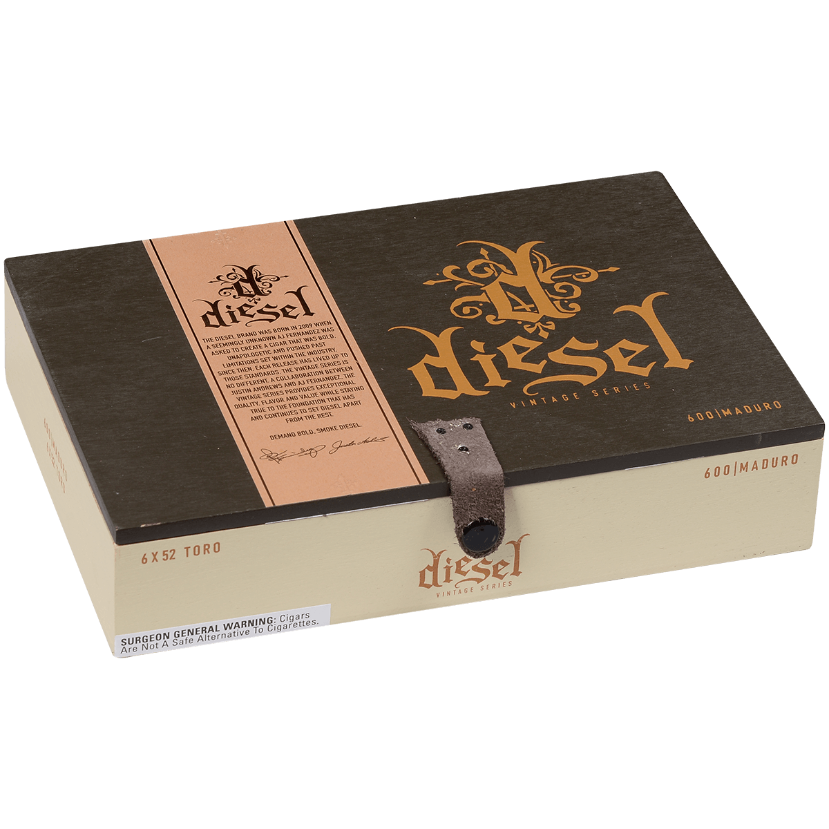 Diesel Vintage Series Maduro Toro 20 Ct. Box 6.00X52