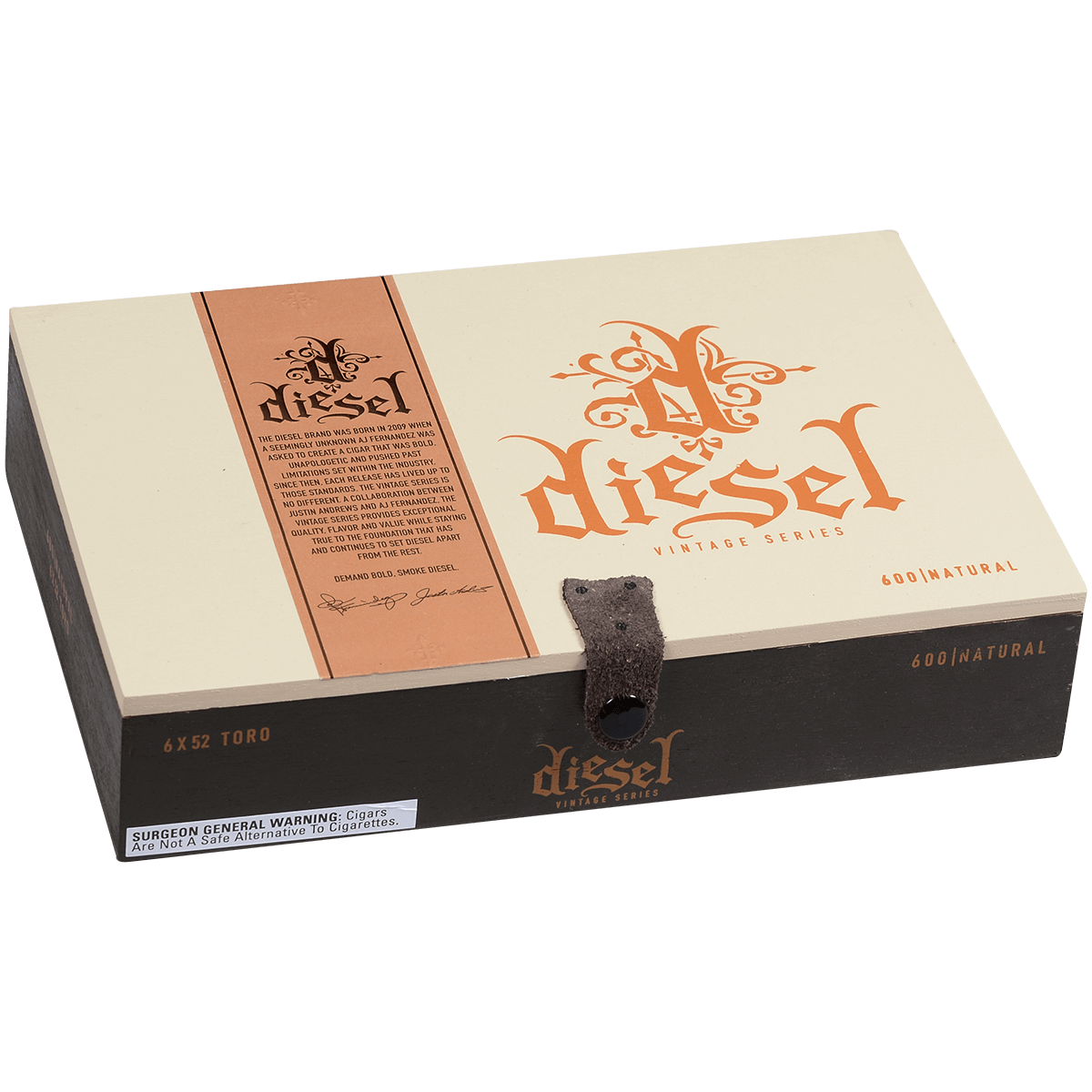 Diesel Vintage Series Natural Toro 20 Ct. Box 6.00X52