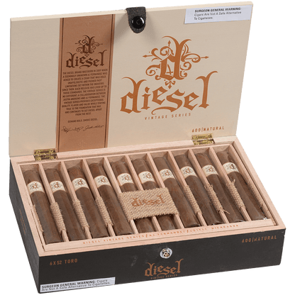 Diesel Vintage Series Natural Toro 20 Ct. Box 6.00X52