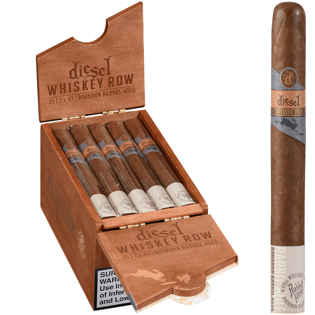 Diesel Whiskey Row Churchill 25 Ct. Box 7.00X49