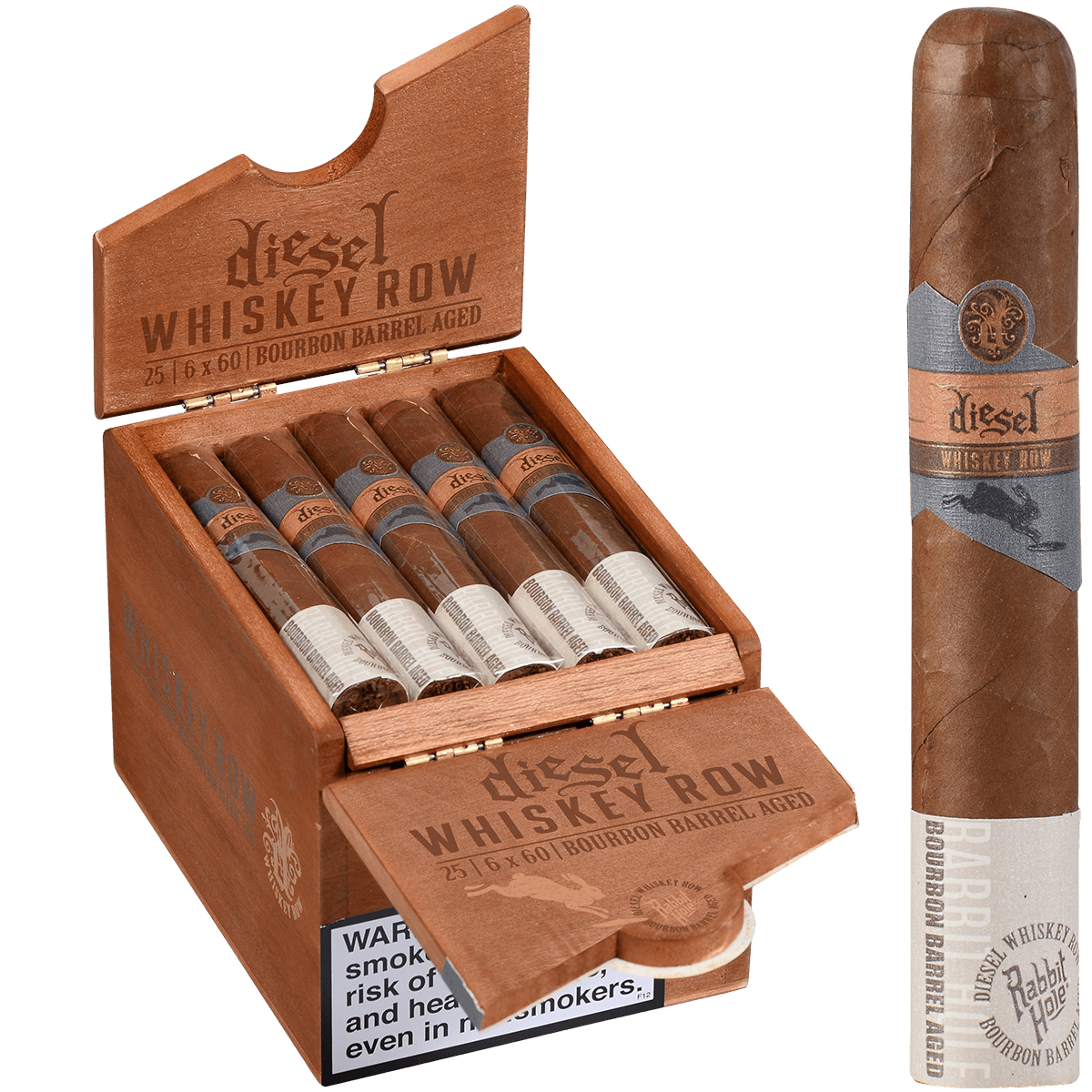 Diesel Whiskey Row Gigante 25 Ct. Box 6.00X60