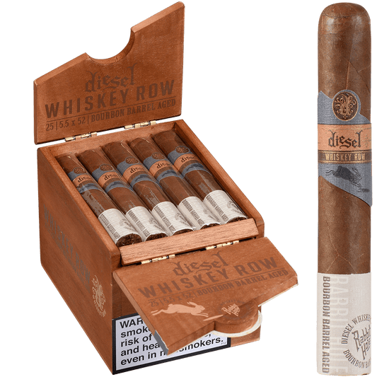 Diesel Whiskey Row Robusto 25 Ct. Box 5.50X52