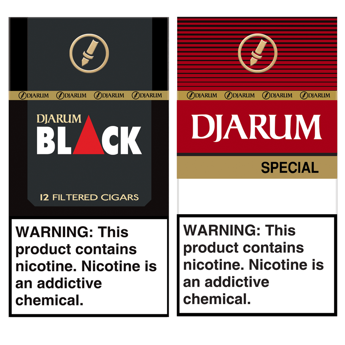Djarum Prepacked Acrylic Display Black, Special, Ruby, Ivory