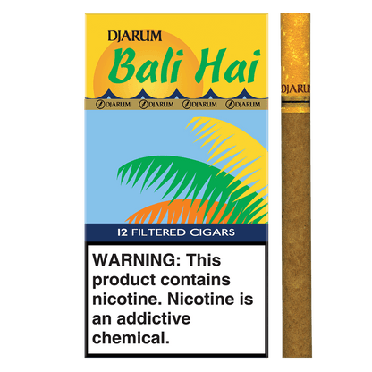 Djarum Cigars Bali Hai Filtered Cigars 10/12 Pack