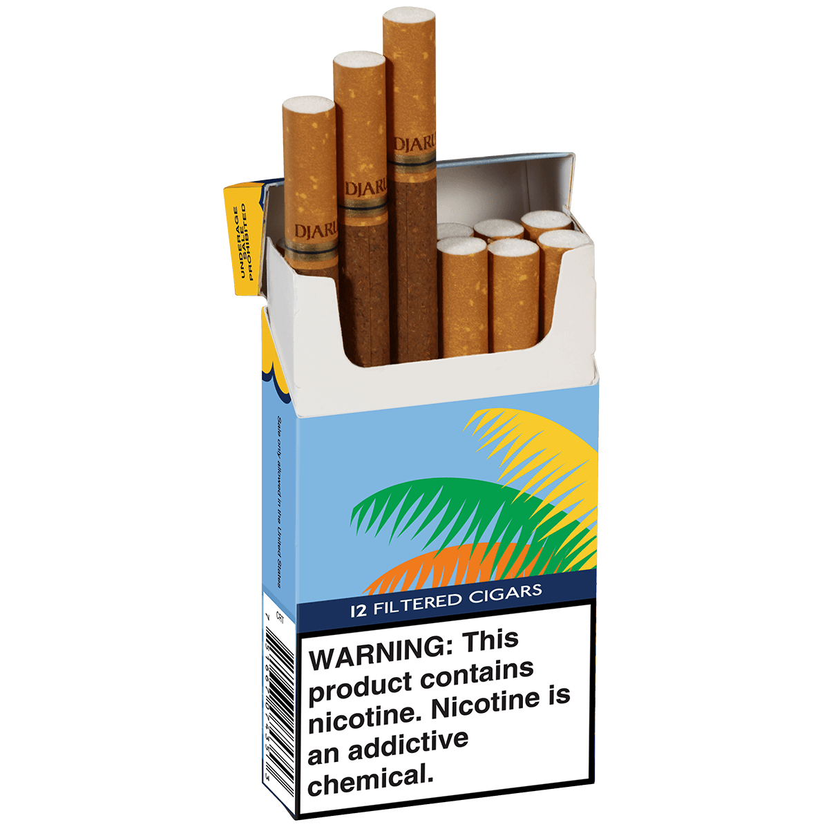 Djarum Cigars Bali Hai Filtered Cigars 10/12 Pack