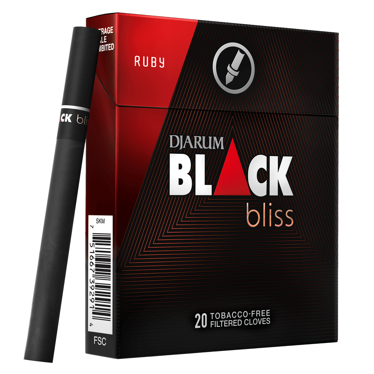 Djarum Black Bliss Ruby Filtered 10/20 Pack