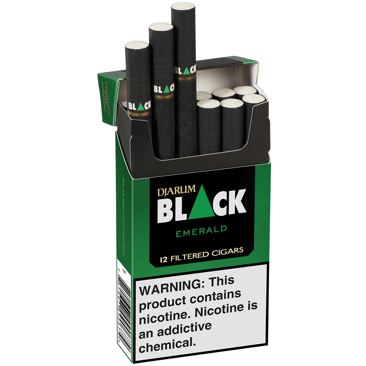 Djarum Cigars Black Emerald Filtered 10/12 Pack