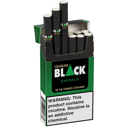 Djarum Cigars Black Emerald Filtered 10/12 Pack
