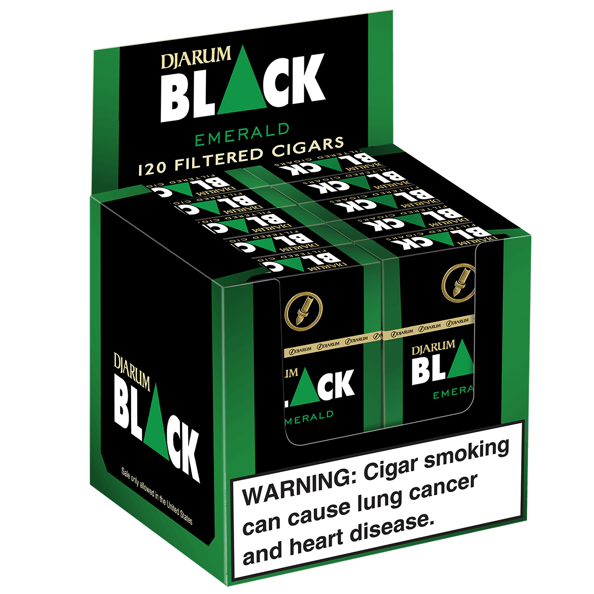 Djarum Cigars Black Emerald Filtered 10/12 Pack