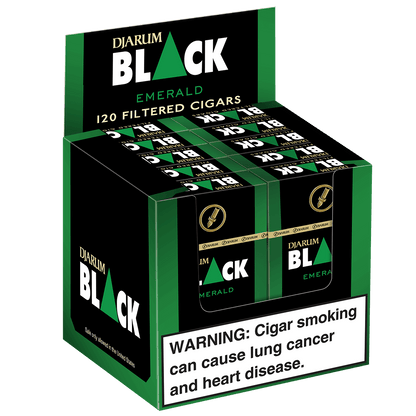 Djarum Cigars Black Emerald Filtered 10/12 Pack