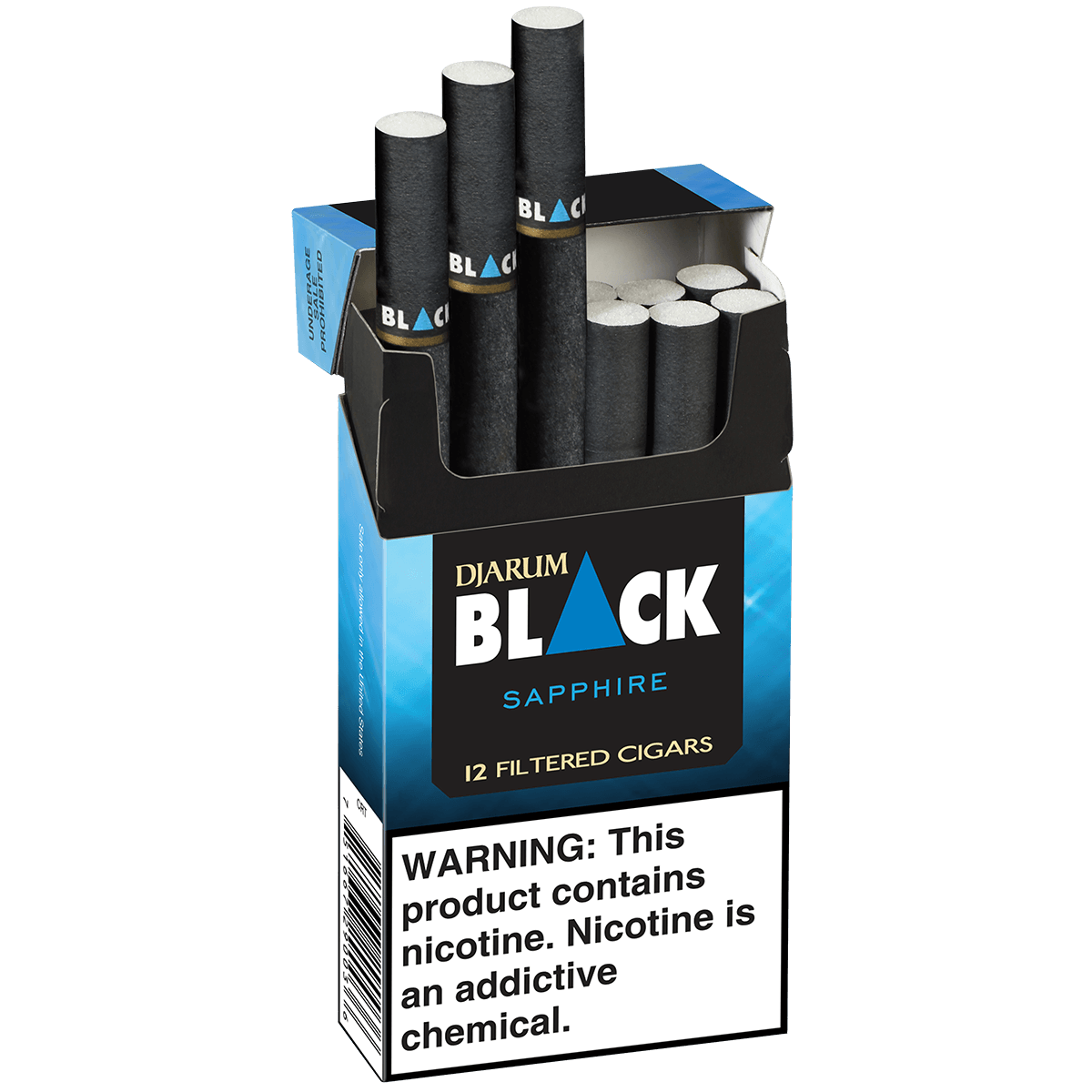 Djarum Cigars Black Sapphire Filtered 10/12 Pack