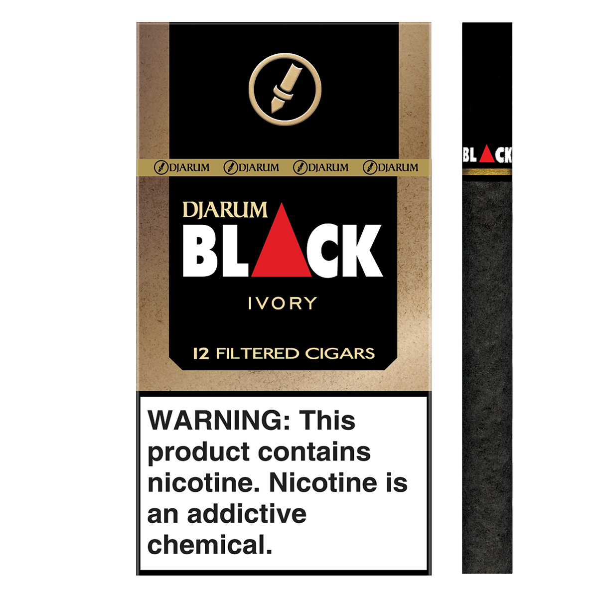 Djarum Cigars Black Ivory Filtered 10/12 Pack