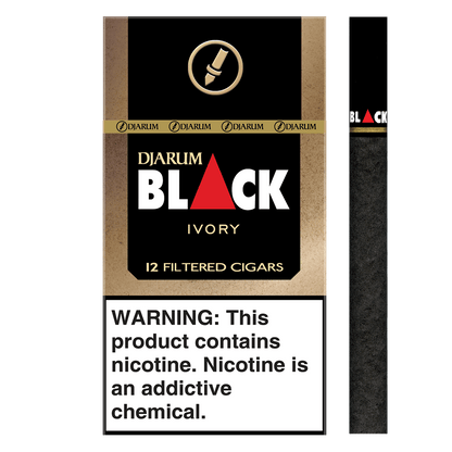Djarum Cigars Black Ivory Filtered 10/12 Pack