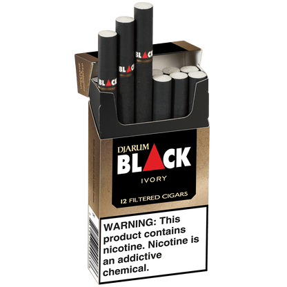 Djarum Cigars Black Ivory Filtered 10/12 Pack