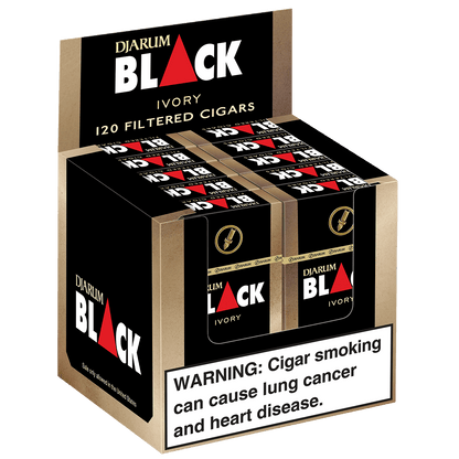 Djarum Cigars Black Ivory Filtered 10/12 Pack