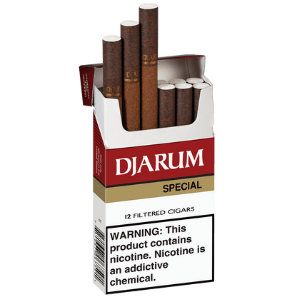 Djarum Cigars Special Filtered Cigars 10/12. Pack