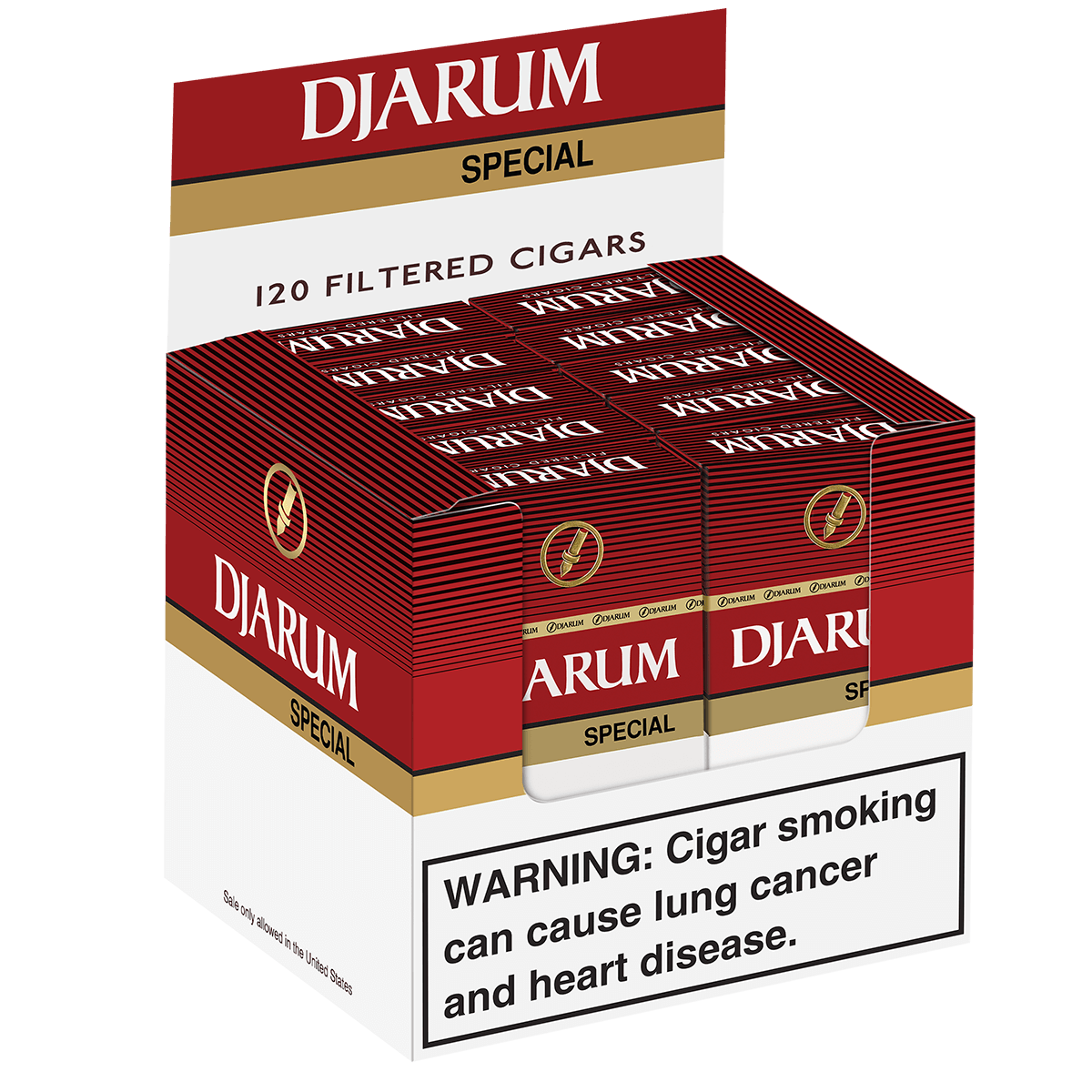 Djarum Cigars Special Filtered Cigars 10/12. Pack