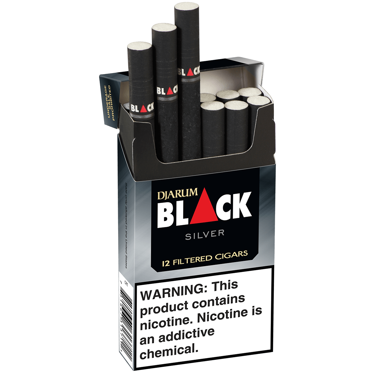 Djarum Black Silver Filtered 10/12 Pack