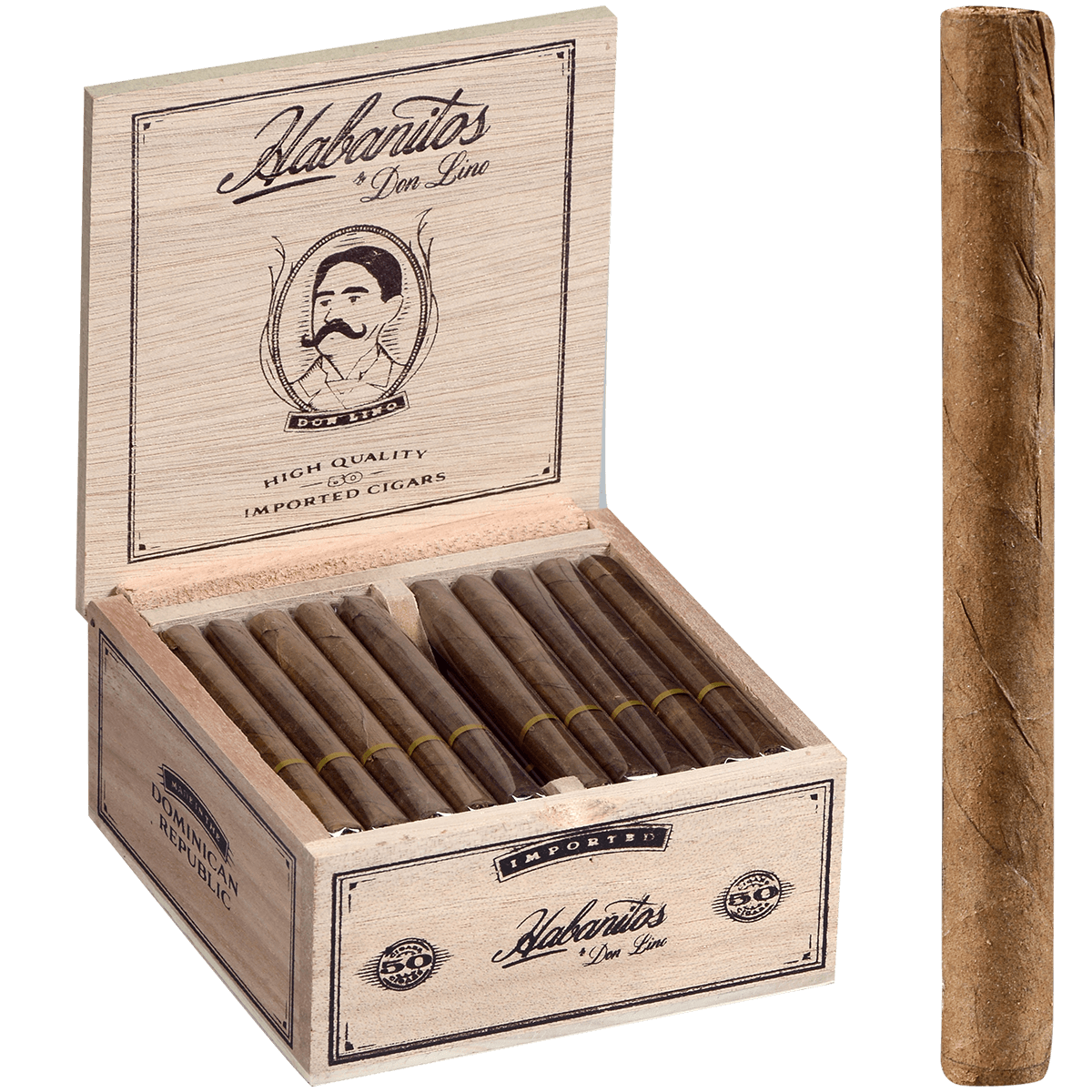 Don Lino Habanitos Mini 50 Ct. Box 3.50X26