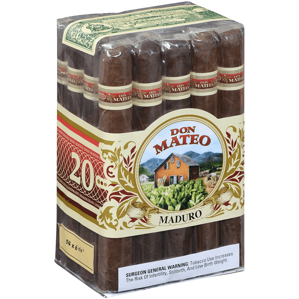 Don Mateo Maduro #11 20 Ct. Bundle 6.63X54