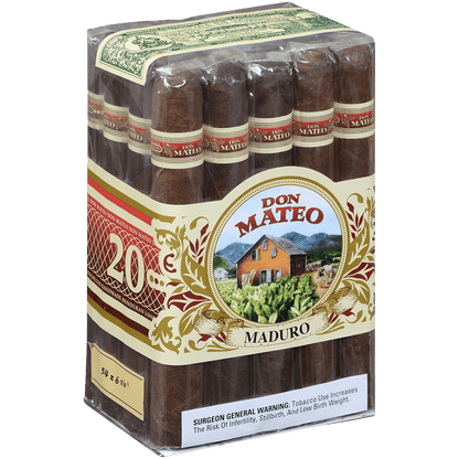 Don Mateo Maduro #11 20 Ct. Bundle 6.63X54