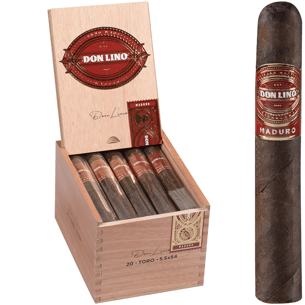 Don Lino Maduro Toro 20Ct. Box 5.50X55