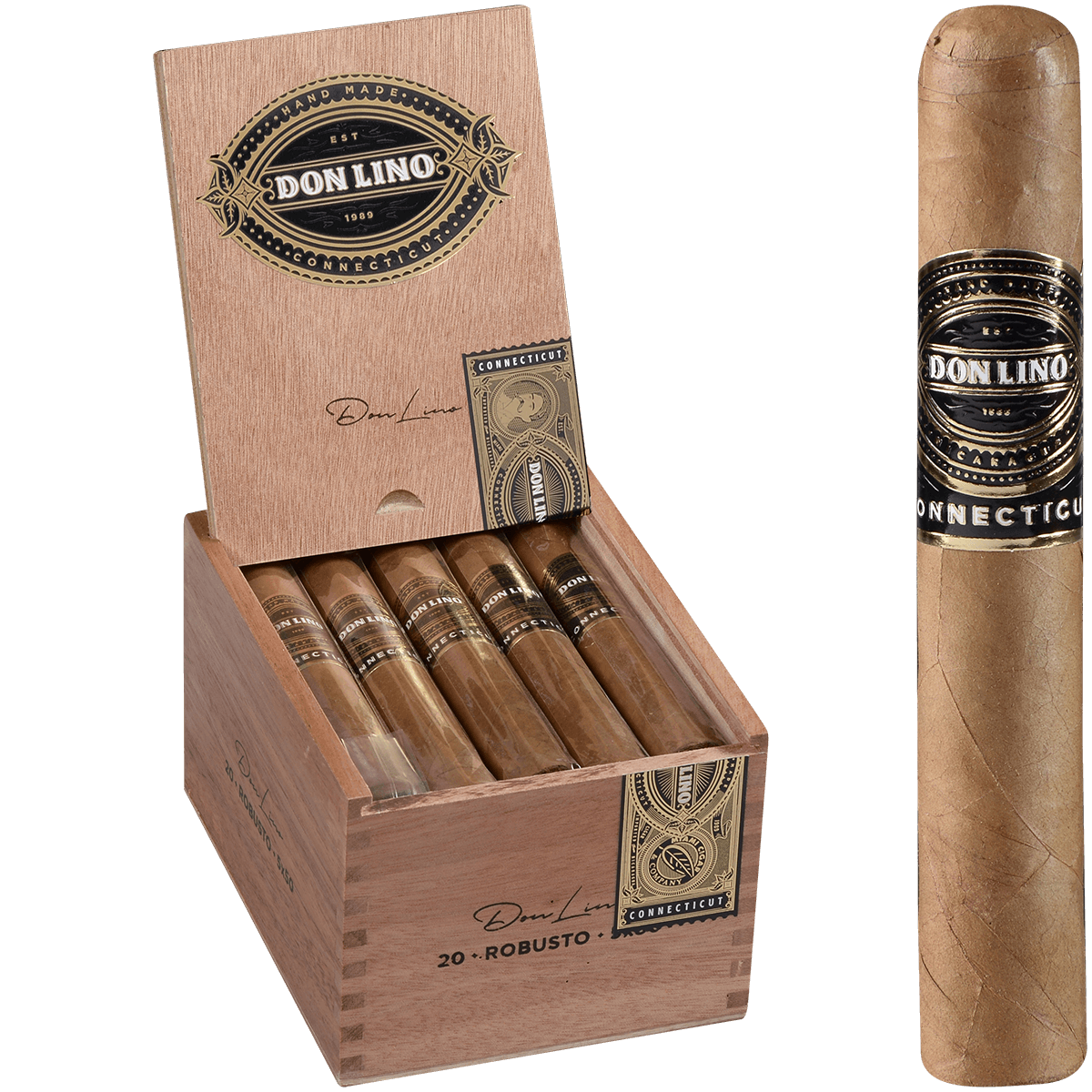 Don Lino Connecticut Robusto 20Ct.Box 5.00X51
