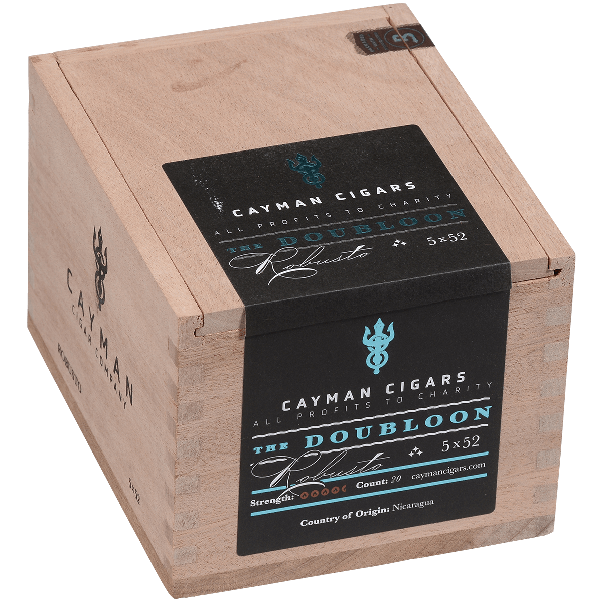 Cayman Cigars Doubloon Robusto 20 Ct. Box 5.00X52