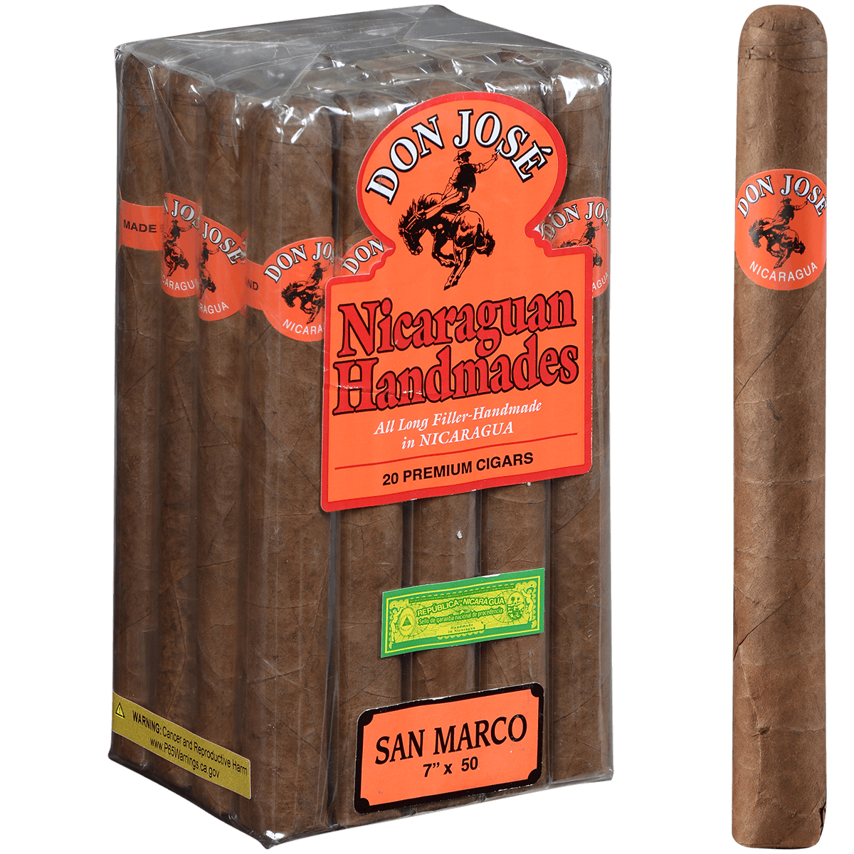 Don Jose San Marco Natural 20 Ct. Bundle 7.00X50