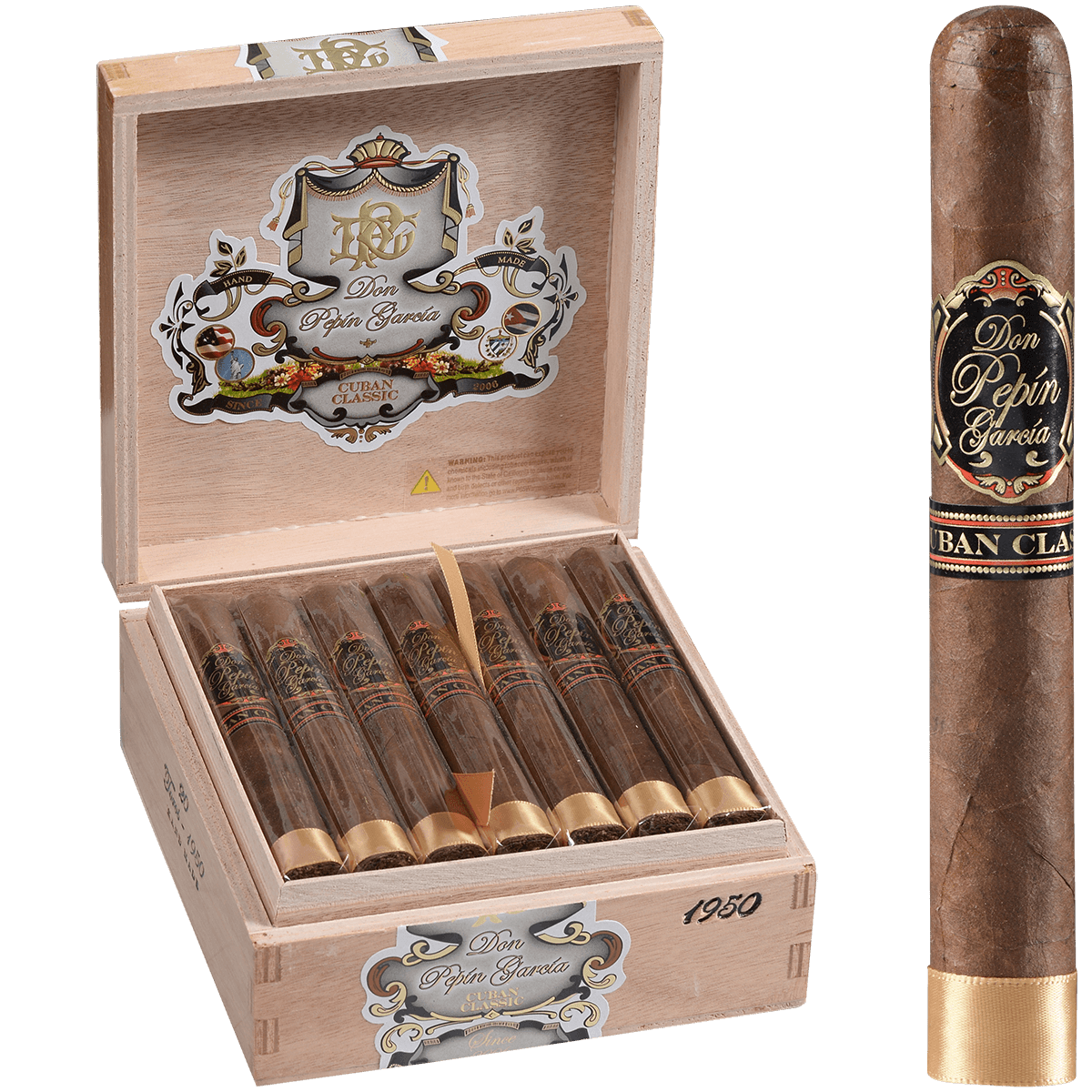 Don Pepin Garcia Black Edition 1950 Toro Natural 20 Ct. Box 6.00X52