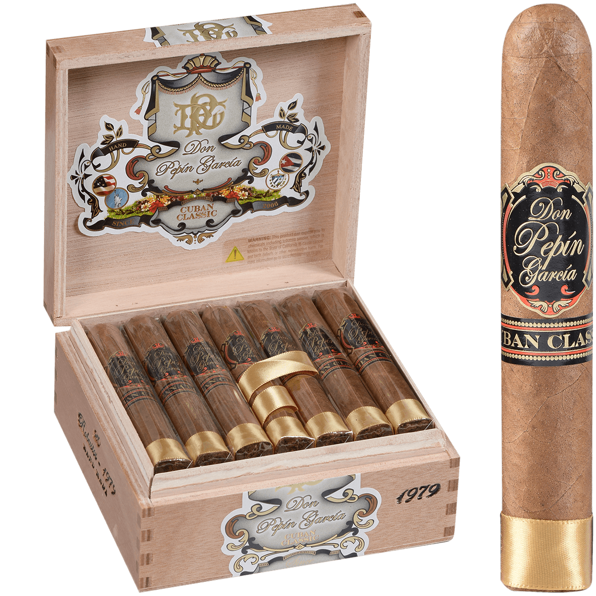 Don Pepin Garcia Black Edition 1979 Robusto Natural 20 Ct. Box 5.00X50