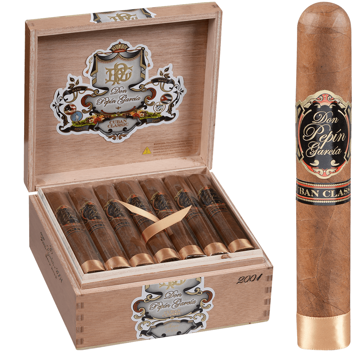 Don Pepin Garcia Black Edition 2001 Toro Gordo Natural 20 Ct. Box 6.00X60