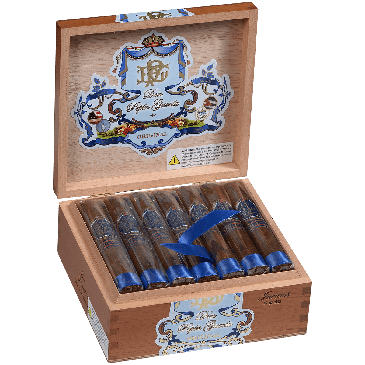 Don Pepin Garcia Blue Original Invictos Robusto 20 Ct. Box 5.00X50