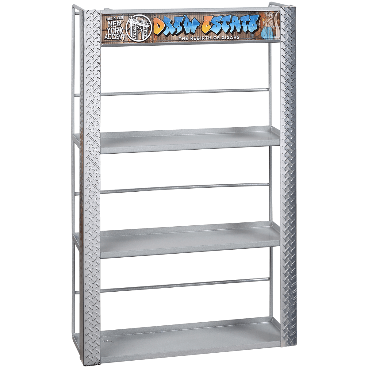 DREW ESTATE POP DISPLAY TIN WALL MERCHANDISER