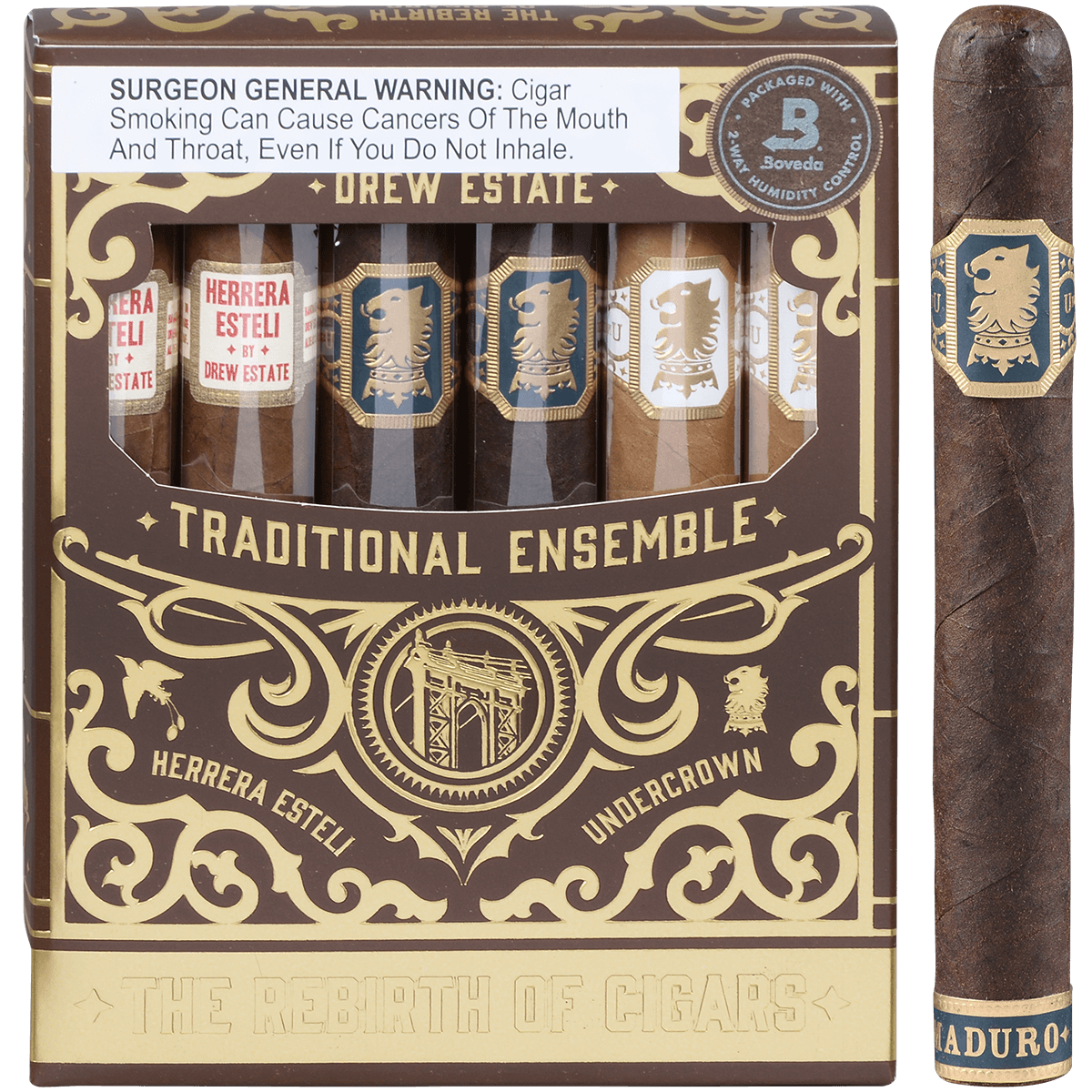 Drew Estate Traditional Sampler 6.00X50 5X6 Ct. Packs