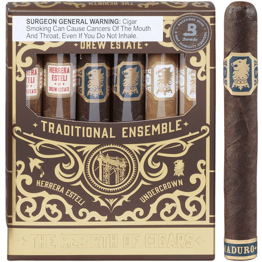 Drew Estate Traditional Sampler 6.00X50 5X6 Ct. Packs