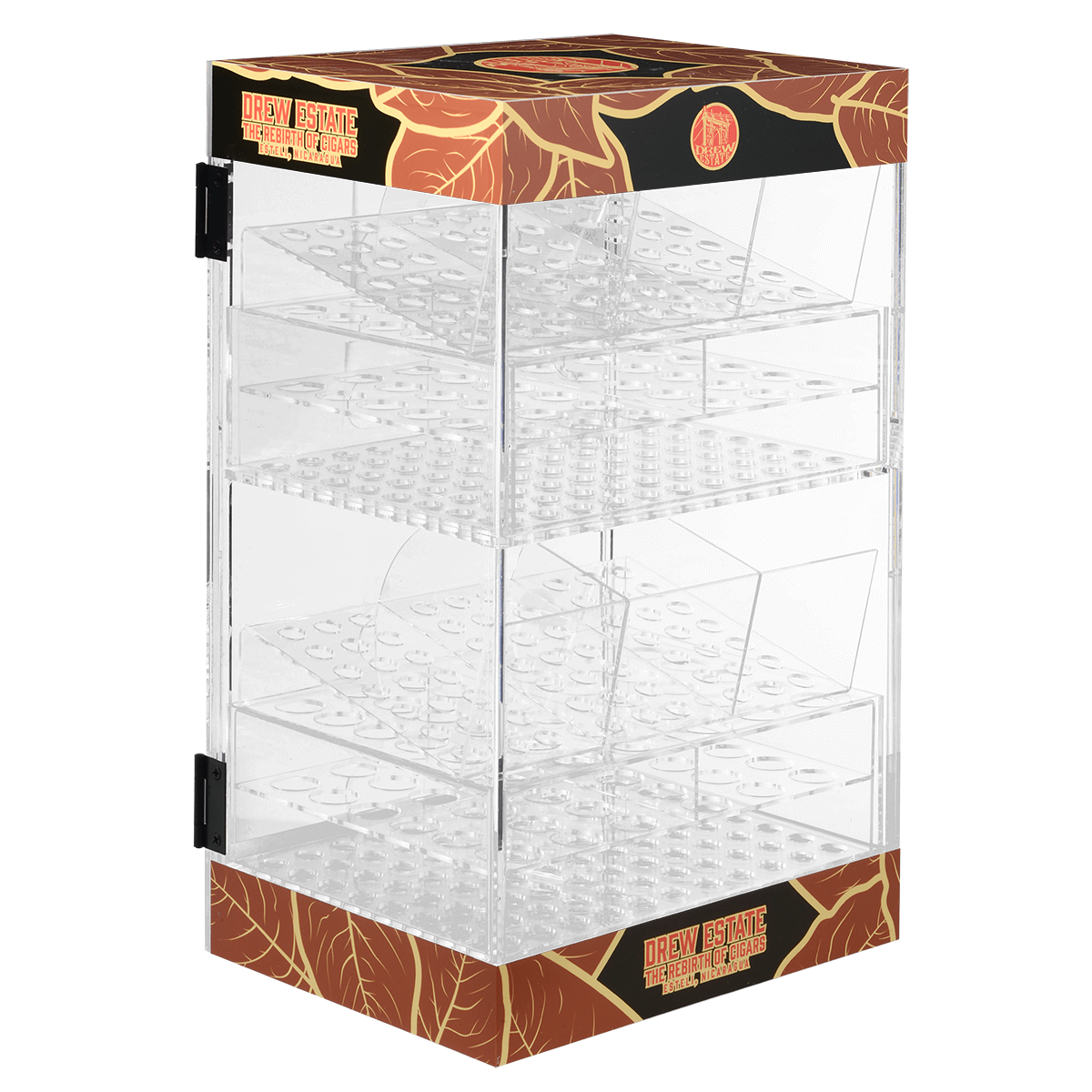 DREW ESTATE MODULAR ACRYLIC COUNTER DISPLAY 4 FACINGS