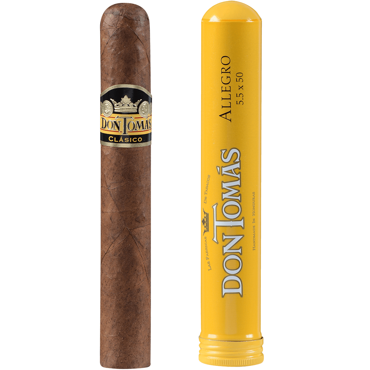Don Tomas Clasico Allegro Tubo 20 Ct. Box 5.50X50