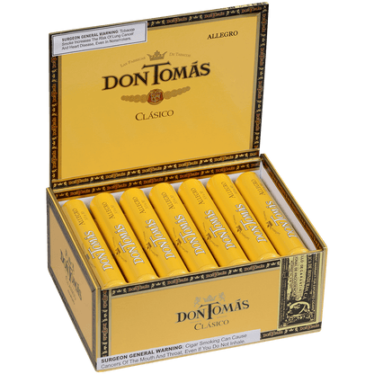 Don Tomas Clasico Allegro Tubo 20 Ct. Box 5.50X50