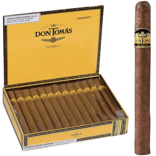 Don Tomas Clasico Presidente Natural 25 Ct. Box 7.50X50