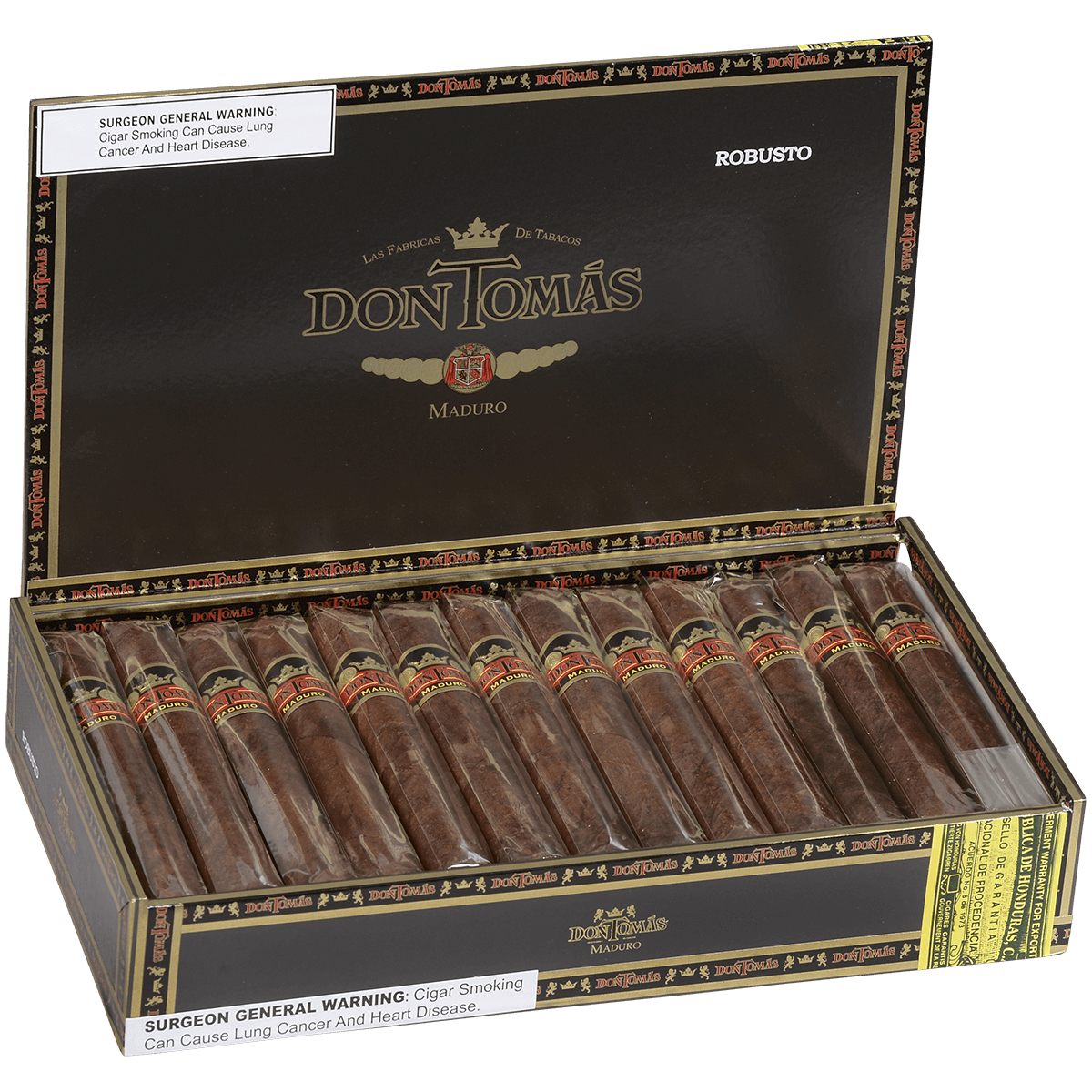 Don Tomas Maduro Robusto 25 Ct. Box 5.50X50