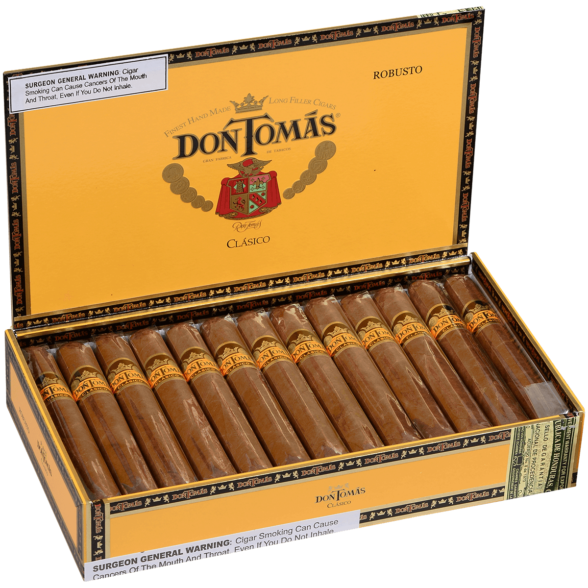 Don Tomas Clasico Robusto Natural 25 Ct. Box 5.50X50